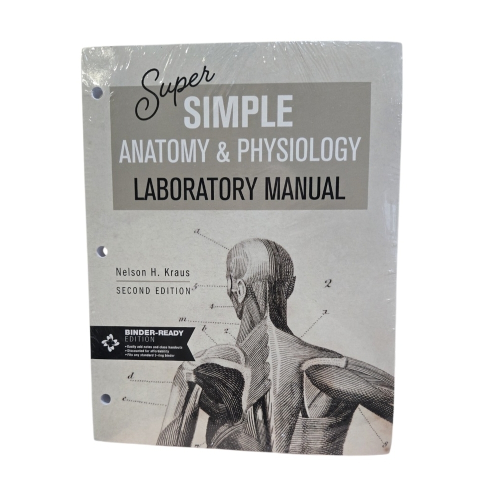 Super Simple Anatomy & Physiology Laboratory Manual. College Textbook. Sealed.